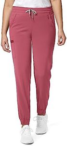 WonderWink Renew Women's Jogger Scrub Pant, Rosebud, 3X-Large Petite