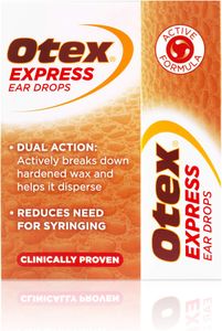 Otex Express Ear Drops 10ml – Fast-Acting Ear Wax Removal Solution