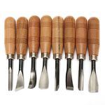 Wood Sculpture Carving Chisel Tool Set DIY Art Craft(8 Pcs)