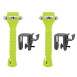 LifeHammer CR-224407 Safety Hammer Classic Auto Escape Tool, (Pack of 2) (Yellow Glow in The Dark)