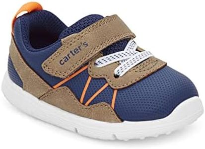 Carter's Every Step Baby Boys Kit-Bp First Walker Shoe, Navy, 2 Infant