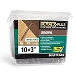 Deck Plus Wood Screws, Brown Exteri