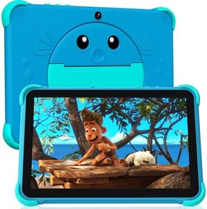 Kids Tablet 10 inch Tablet for kids, Android Toddler tablets with case, Kids Tablets with Parental Controls, Wifi, Dual Camera, Tabletas Support Netflix YouTube for Toddlers Girls Boys (Blue1)