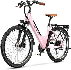VELECTREC Electric Bike for Adults-Pink