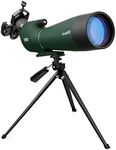 Svbony SV28 20-60x80 Spotting Scope with Tripod, Smartphone Adapter, Bak4 Prism FMC Optics Angled Spotting Scopes Monocular for Bird Watching, Target Shooting, Wildlife, Scenery