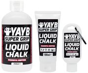 LIQUID CHALK | YAYB | Powerful Hand Grip | Sweat-Free Hands Gym | Weight Lifting, Rock Climbing, Gymnastics, Weightlifting, Pole Dancing, Bouldering, Powerlifting, Strongman, Dry, Sports (1x 35ml)