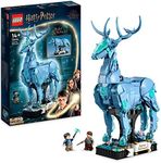 LEGO Harry Potter Expecto Patronum 76414 Building Toy Set, Build Stag and Wolf Animal Figures, Build-Rebuild-and-Display Model