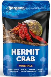 Gargeer 4oz Hermit Crab Mineral Supplement. Using Premium Ingredients ONLY, You Will Now Promote Optimal Growth, Exoskeleton Formation, and Support The Molting Process. Enjoy!