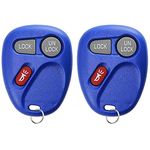 For 2001-2004 Cadillac Chevy GMC Keyless Entry Remote Key Fob Navy 3btn 15042968 KOBLEAR1XT - 2 PACK