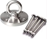 LABABE SUS 304 Stainless Steel Suspension Strap Trainer Mount Anchor Bracket Hook Wall/Ceiling Mount Bracket for Gym Suspension Training Straps Yoga Swing, Boxing Bag Equipment