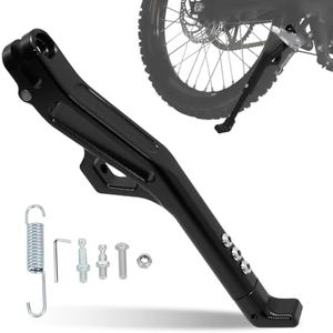 Adjustable Kickstand Foot Side Stand Support for Surron Light Bee X/S E-Ride Pro S SR SS Talaria Sting E-Ride Pro (Black)