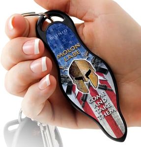 MUNIO Original Self Defense Keychain Kit - Self Protection Personal Safety Essentials, Portable Defense Kubotan, Legal for Airplane Carry - TSA Approved - Made in USA (Molon Labe)