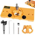 PERCEA Concealed Hinge Jig Kit, 35mm Hinge Jig, Hinge Drill Locator for Kitchen, Cabinet, Doors Hinge Installation