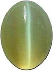 Ramneek Jewels Divya Shakti 6.25 Carat Cat's Eye (LEHSUNIA Stone) 100% Original Certified Natural Gemstone AAA Quality, Metal