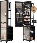 Hzuaneri 8 LEDs Jewelry Cabinet Arm