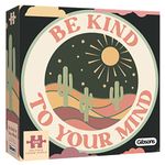 Be Kind to Your Mind | 500 Piece Jigsaw Puzzle | Mental Health Puzzle | Sustainable Jigsaw Puzzle for Adults | Premium 100% Recycled Board | Great Gift for Adults | Gibsons Games