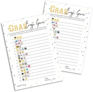 DISTINCTIVS Graduation Party Emoji Game - 25 Players