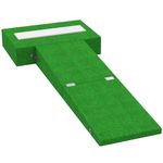 TUBAGOU Pitching Mound 6" Portable for Baseball Softball Pitchers Mound|with 24"x6"Regulation Pitchers Mound Rubber, Indoor Outdoor Pitching Practice and Training