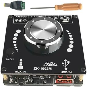 DollaTek 100 W+100 W Bluetooth 5.0 amplificador de audio de potencia estéreo amplificador de cine en casa AUX USB 100 W* 2