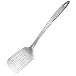 Stainless Steel Spatula, 35cm Stainless Steel Fish Slice Spatula Turner Length for Frying Steak Fish Eggs Pie Kitchen Utensil