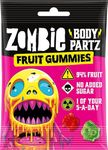 Zombie Body Partz – Fruit Gummies (12 x 35g) – 94% Fruit – No Added Sugar – Vegan Sweets - 1 of Your 5-A-Day – Fruit Sweets – Halloween – Trick or Treat