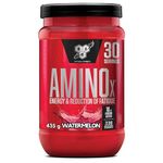 BSN Nutrition Amino X Supplement with Vitamin D, Vitamin B6 and Amino Acids, Watermelon Flavour, 30 Servings, 435 g