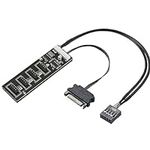 9Pin USB Header Splitter with SATA 