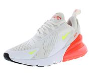 NIKE Air Max 270 Women's Trainers Sneakers Fashion Shoes AH6789 (White/Volt-Bright Crimson 114) UK6 (EU40)