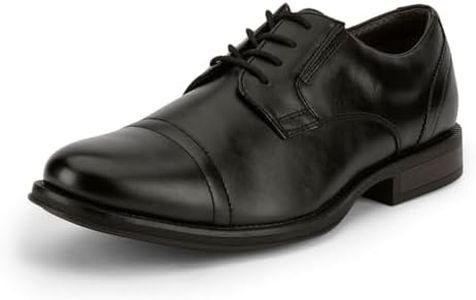Dockers Mens Garfield Dress Cap Toe Oxford Shoe, Black, 10.5 M