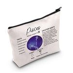 LEVLO 12 Constellation Travel Toiletry Bags 12 Zodiac Cosmetic Makeup Bag Christmas Mother's Day Birthday Gifts, Pisces