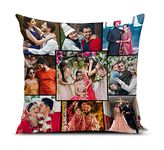 Ship Smart Polyester Photo Cushion/Pillow with Filler (Size:- 12x12 inches, Multicolor)