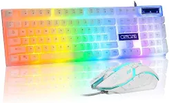 CHONCHOW LED Keyboard and Mouse, 10