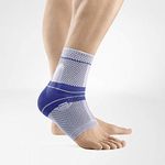 Bauerfeind - MalleoTrain - Ankle Support Brace - Helps Stabilize The Ankle Muscles and Joints for Injury Healing and Pain Relief - Right Foot - Size 3 - Color Titanium