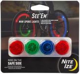 Nite Ize See'Ems Led Mini Spoke Lights (4-Pack), Blue and Green