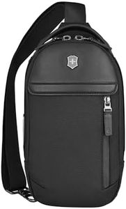Victorinox Swiss Designed Sling Bag, Architecture Urban 2, Bag for Men & Women, Black, 4 litres, 653350