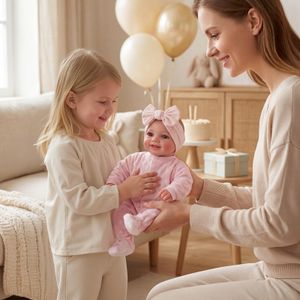 BABESIDE 17" Reborn Baby Doll – Realistic Lifelike Newborn Toy