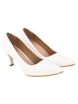 Shoetopia Womens Belly-253 White Pump - 5 UK (Belly-253-White)