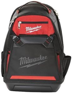 Milwaukee 48-22-8200 1680 Denier 35 Pocket Jobsite Backpack w/Laptop Sleeve and Molded Plastic Base