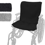 Vive Wheelchair Cushion & Backrest (Sheepskin) - Acessories for Back Pain Relief - Faux Fur for Seniors, Adults - Bed Sore Supplies for Seat, Chair, Mobility Scooter - Pressure Pads Medical Supplies