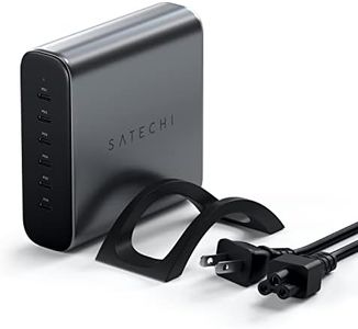 Satechi 200W 6-Port GaN Charging Station – 2X 140W USB C and 4X USB C, Fast Charging Travel Charger for Multiple Devices, Apple and Most Thunderbolt Devices