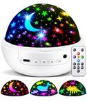 Sensory Toys Baby Toys,93 Lighting Mode Sensory Lights,Dimmable+Timer+Remote Star Projector Baby Lights Projector,360°Rotate Baby Night Light Kids Night Light Projector,Baby Boy Gifts Baby Girl Gifts