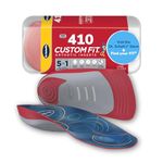 Dr. Scholl’s Custom Fit Orthotics 3/4 Length Inserts CF 410, 5-in-1 All-Day Pain Relief for Feet, Lower Back, Knees, Heel & Plantar Fasciitis, Arch Support Shoe Insoles for Men Women, FSA HSA Eligible