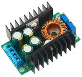 Shockley 10A 300W High-Power Buck Converter Module 6-40V Input 1.2V-36V Output Adjustable Constant Voltage Current Power Charging Drive Short Circuit Protection Voltmeter