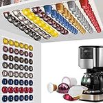 Baoswi Coffee Pod Holder, K Cup Holders for Counter, Coffee Pods Storage Organiser,Wall Mount Coffee Pod Holder with Adhesives (12 Pack)