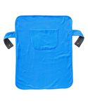 Men’s & Women’s Adaptive Microfibre Polar Fleece Wheelchair Blanket - Reversible - Royal