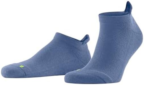 FALKE Unisex Cool Kick Sneaker Socks, Blue (Smoky Blue 6483), 10.5-11.5