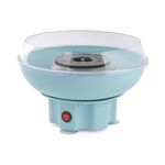 Giles & Posner Candy Floss Maker – Cotton Candy Sweet Machine, Retro Carnival Funfair Style Machine for Kids, Parties, Home, Fun Snacks Treat Maker, Portable, Includes Candy Sticks, Matte Blue