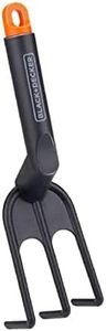 BLACK+DECKER Hand rake, Ergonomic Handle, Stable and Flexible, Black