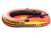 Intex Vinyl 300 inflatable boat blow up raft 5832np, Multicolour, set-3