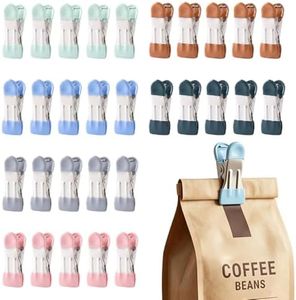 Clothes Pins Heavy Duty Outdoor 15 Pack,2.17 Inch Multipurpose Metal Clips-Bag Clips, Clothespins,Chip Clips Bag Clips Food Clips,for Laundry Hanging, Kitchen Bags Sealing (30 PCS)